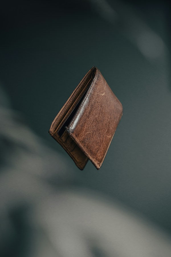 RFID-Blocking Magnetic Leather Phone Cardholder Wallet
