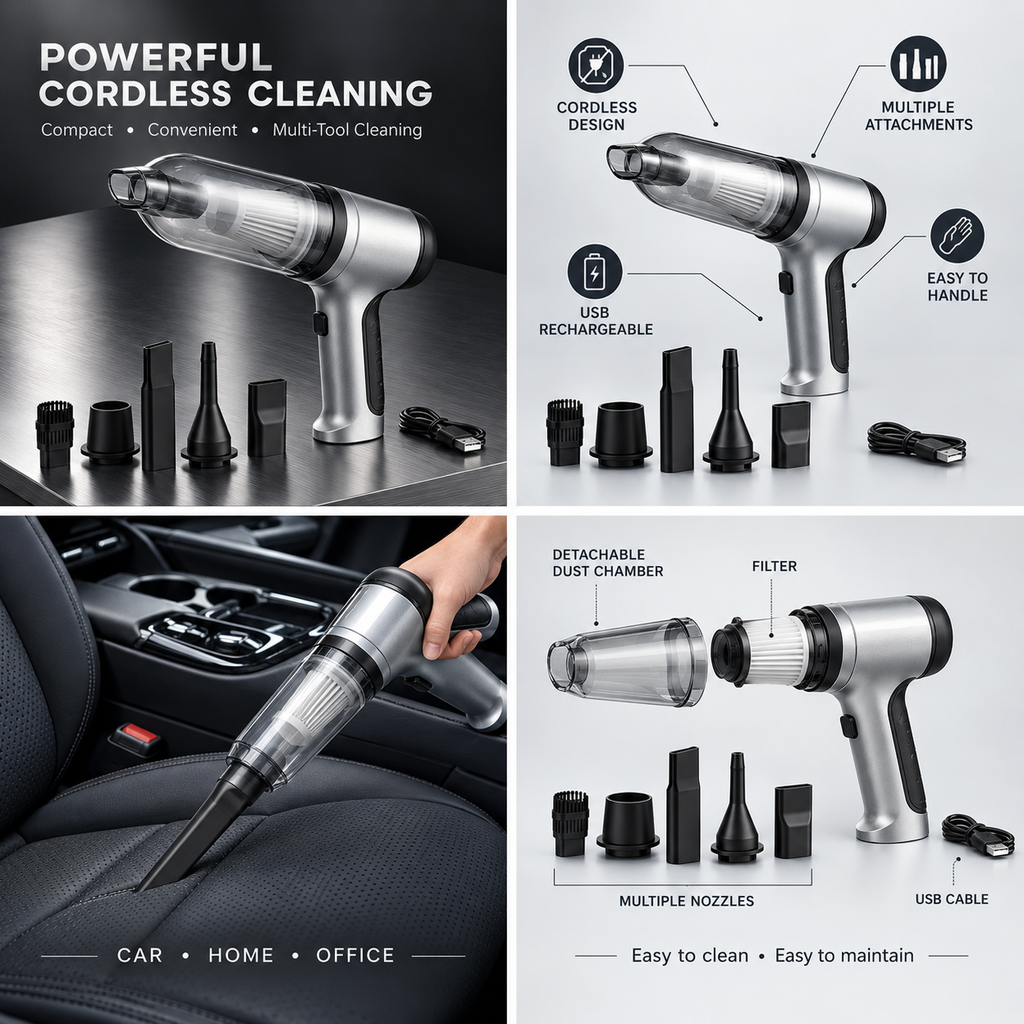 Premium Cordless Handheld Vacuum Cleaner